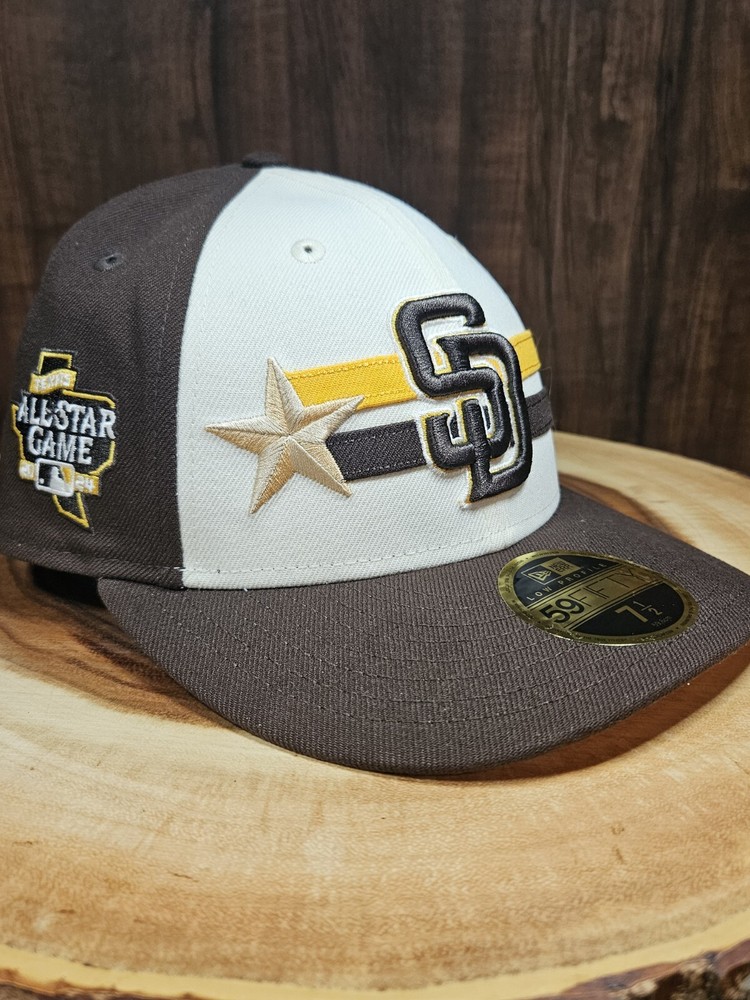 San Diego Padres New Era 59Fifty LP Fitted Hat Size 7 1/4 All Star Tag Error