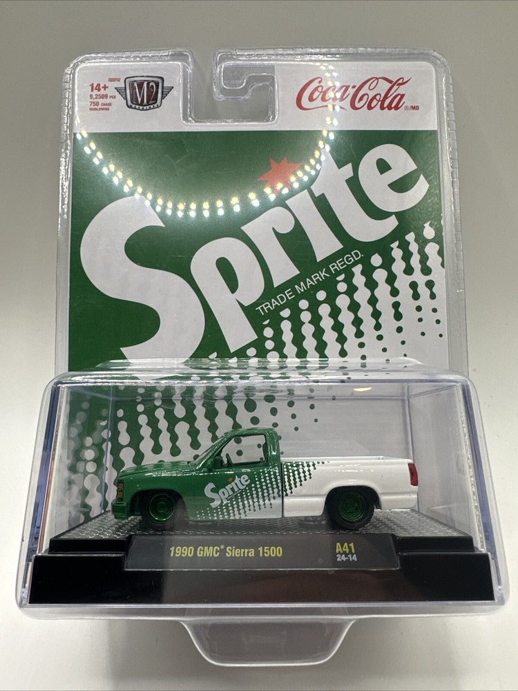 M2 Machines Sprite Coca Cola 1990 GMC Sierra 1500 Chase
