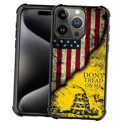 DAIZAG Case Compatible with iPhone IPhone 16 Pro Max DTOM American Flag Design