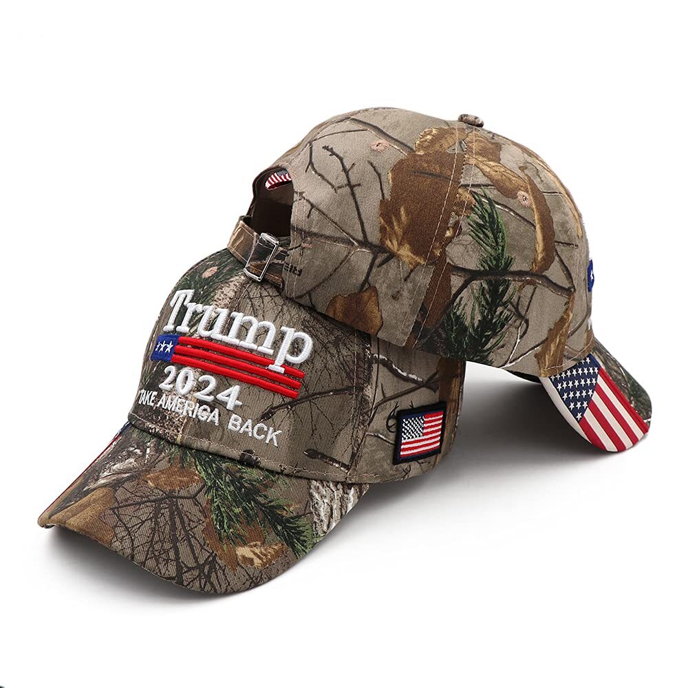 Trump Hat 2024 MAGA Hat Embroidered Take America Back Donald Trump Slogan USA...
