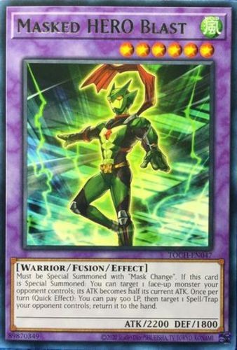 Masked HERO Blast TOCH-EN047 Rare Unlimited Edition Near Mint