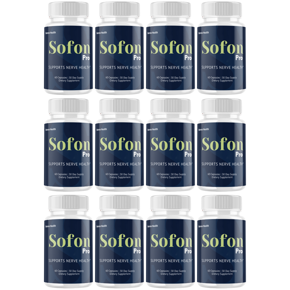 Sofon Pro - Nerve Health Formula Support Supplement - (12 Bottle)