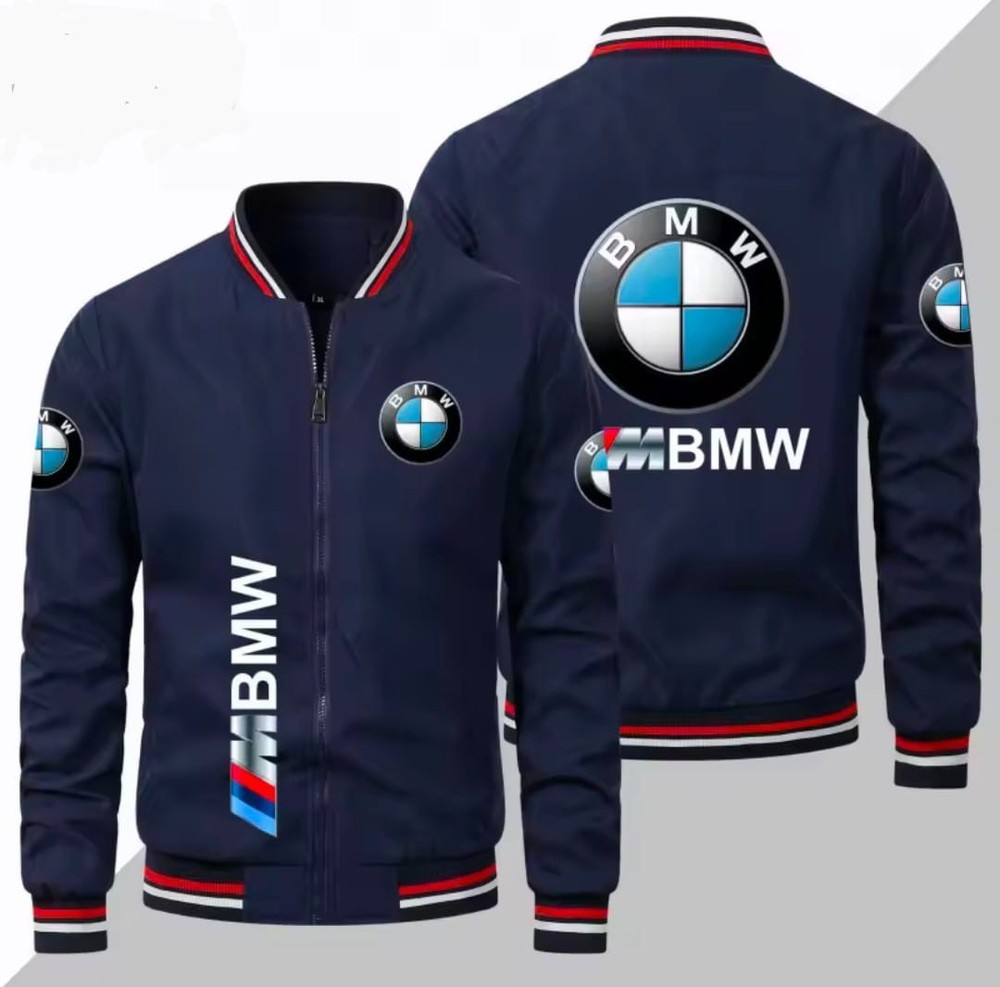 BMW  Racing Team Bomber Jacket  Motorcycle Wear Outdoor Jacket-NEW