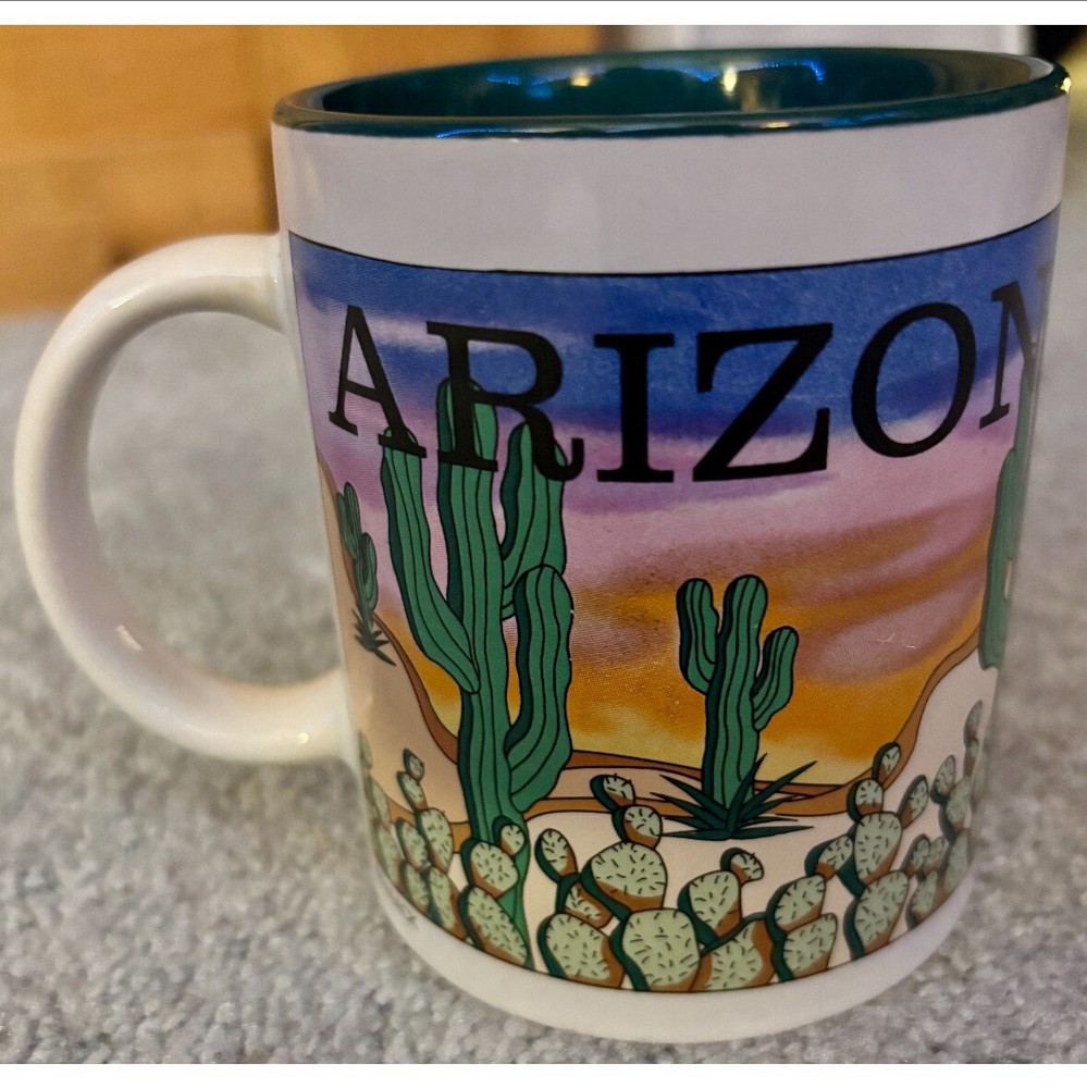 Vintage 1980s-1990s Arizona Souvenir Ceramic Coffee Mug