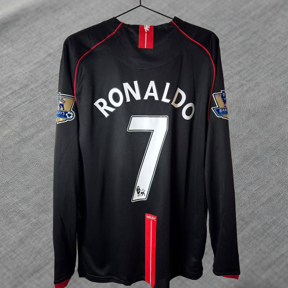 Manchester United 2007-2008 Away Long Sleeve Jersey - Cristiano Ronaldo #7