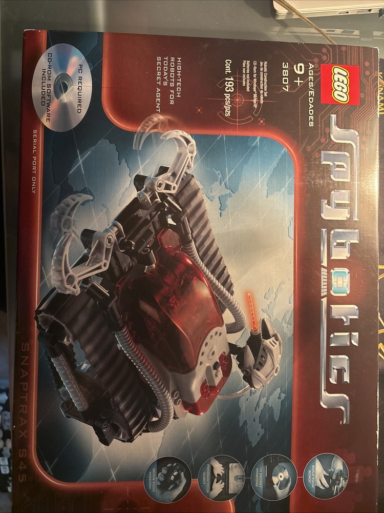 LEGO Spybotics: Snaptrax S45 (3807) New In-Box