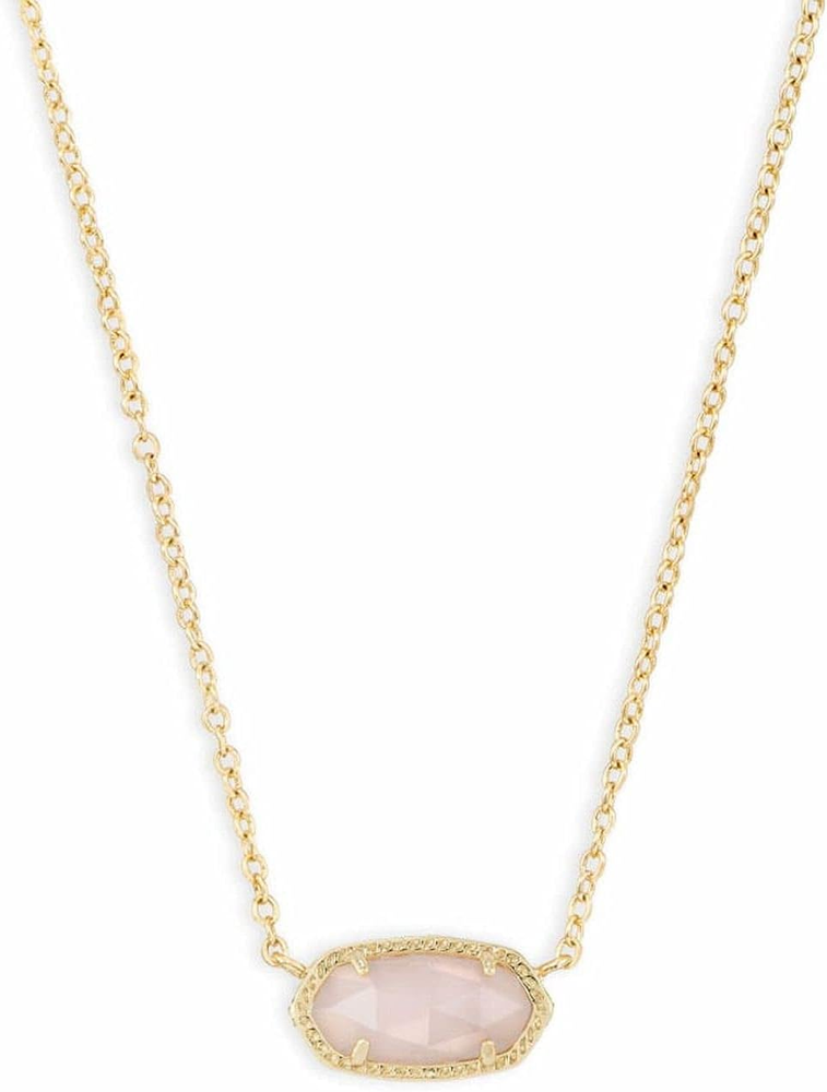 Elegant 14K Gold-Plated Elisa Pendant Necklace for Women