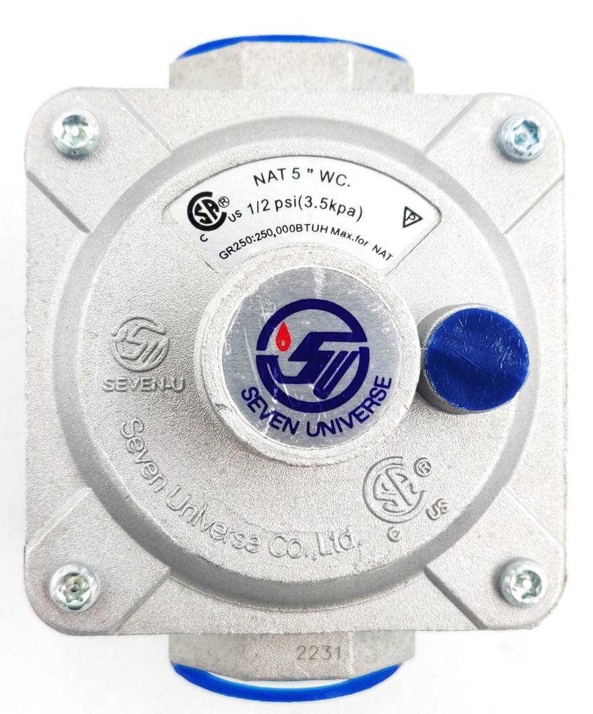 Gas Pressure Regulator NAT 3/4