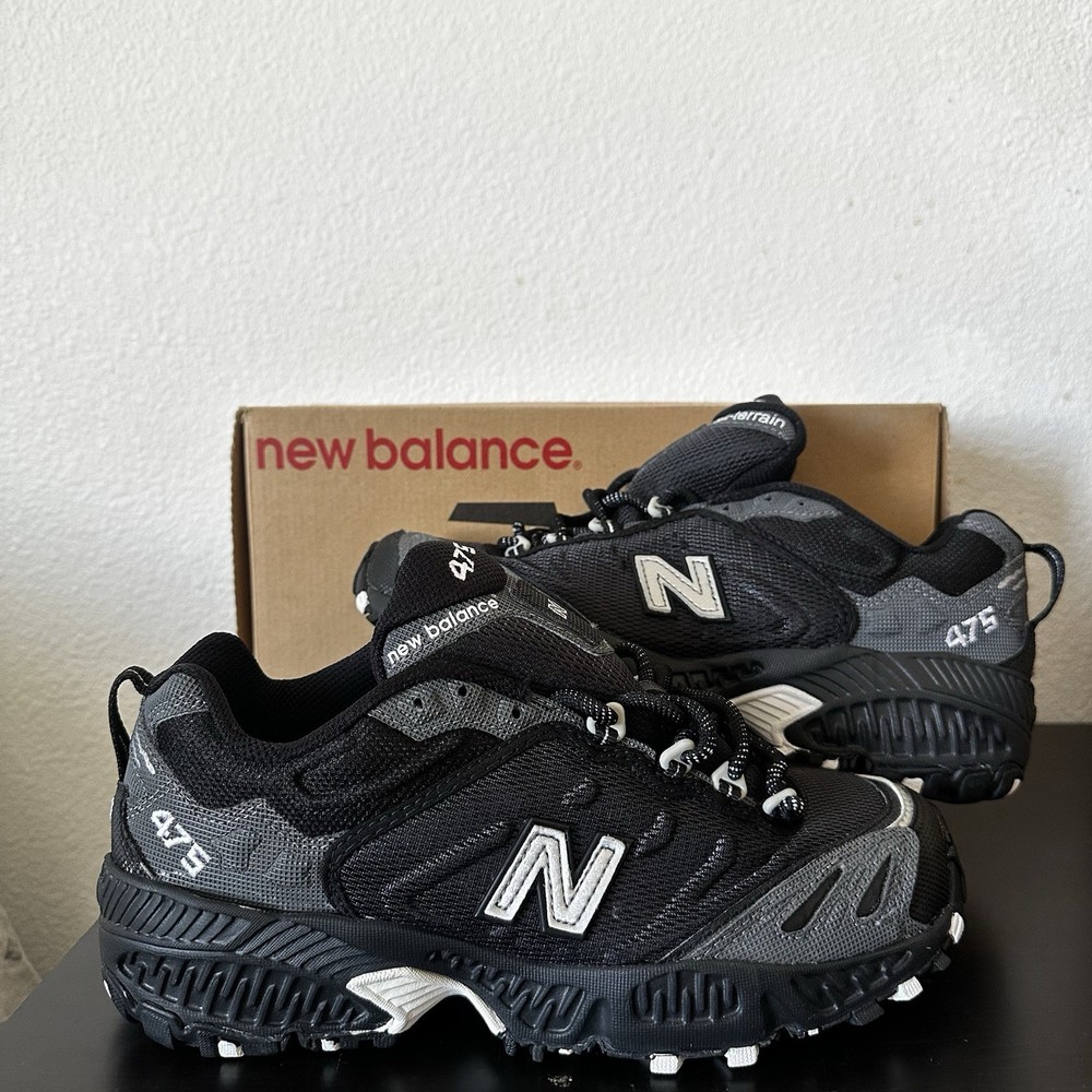 New Balance Mens 7.5 D All Terrain 475  Running Shoes CM475BK Black- Brand NEW