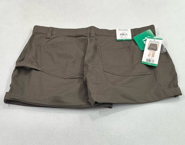 Boston Traders Women's Roll Cuff Shorts, Brown, Size 12