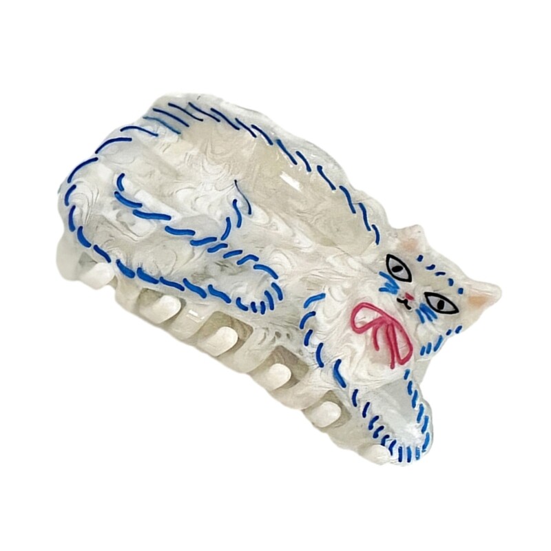 Elegant Large Kitten Hair Claw Clips Barrettes Jaw Clip Hair Styling Tool
