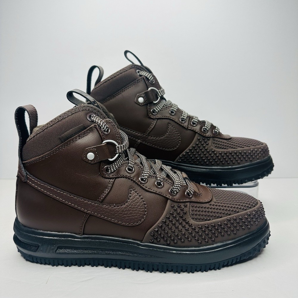 Nike Lunar Force 1 Duckboot Mens Size 9 Baroque Brown Waterproof Hiking Boot DZ5320-201