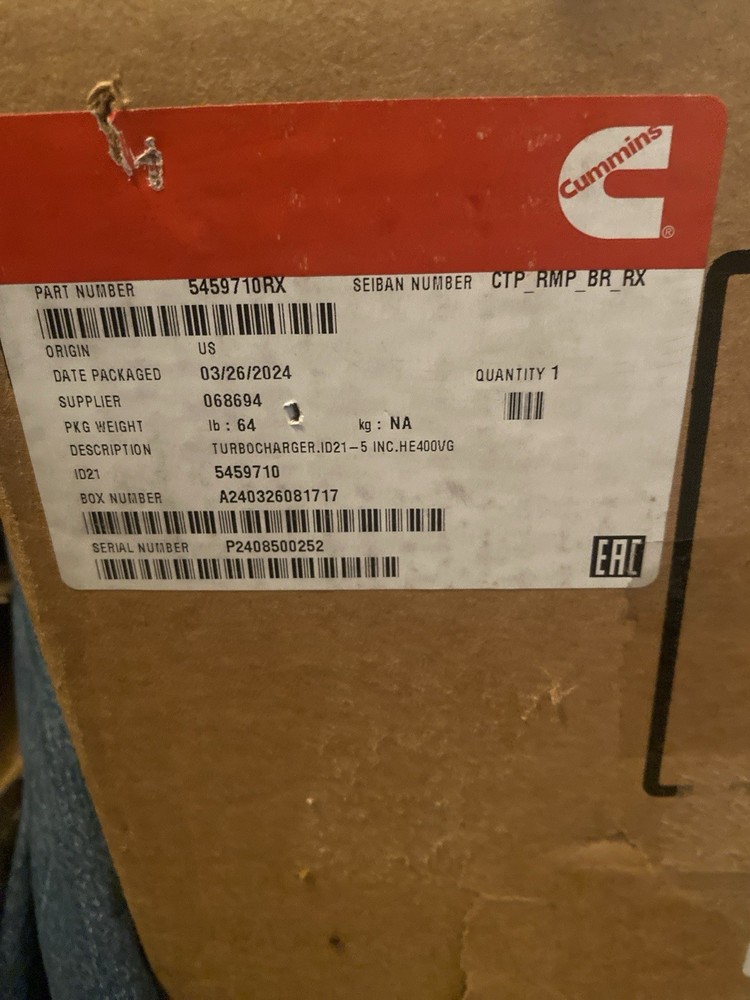 Cummins Turbocharger Kit 5459710 for Enhanced Engine Performance  