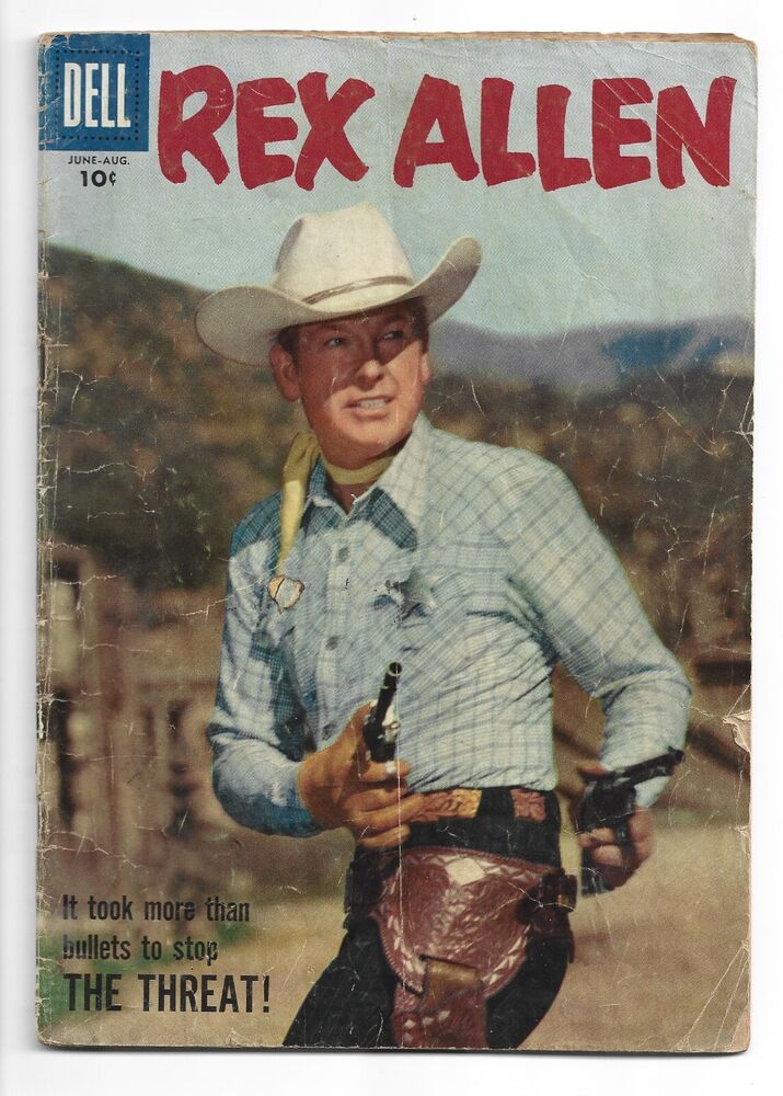 DELL 10 CENT COMICS - REX ALLEN #25, 1957