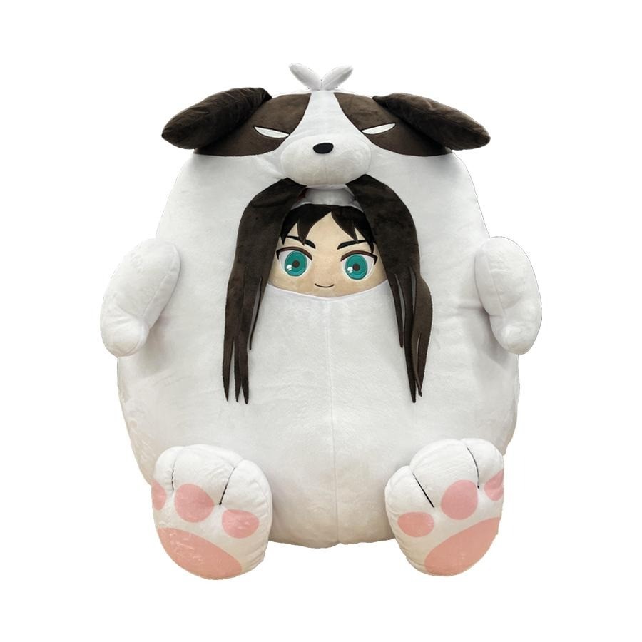 Attack on Titan Eren Yeager Animarukko Plush Doll Size L Final Doomsday H60cm