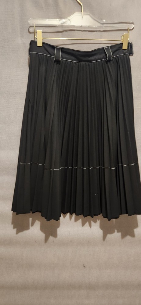 Moncler Black Pleated Women's Skirt Size 6