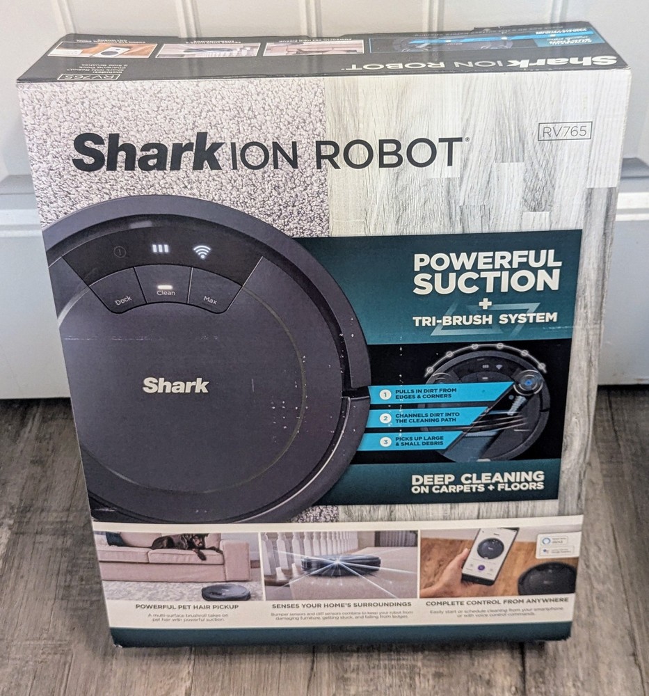 Shark Ion Robot Vacuum RV765 New Never Used Auto Clean Smart Mapping  