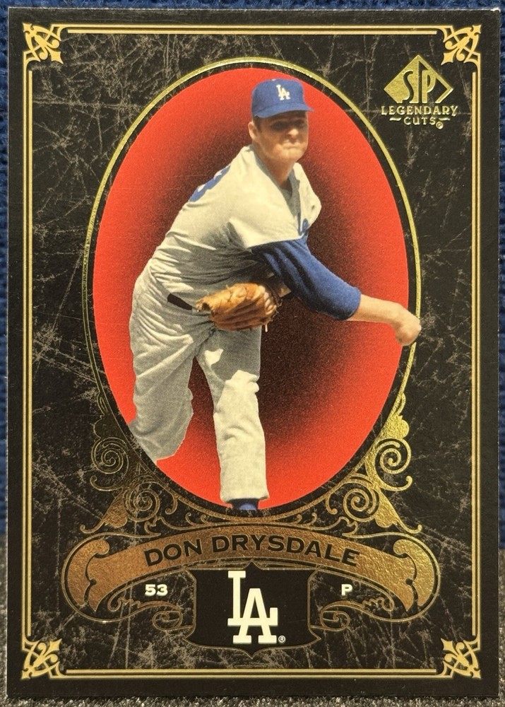 2007 SP Legendary Cuts #39 ~ DON DRYSDALE ~ LA DODGERS ~ HOF 1984