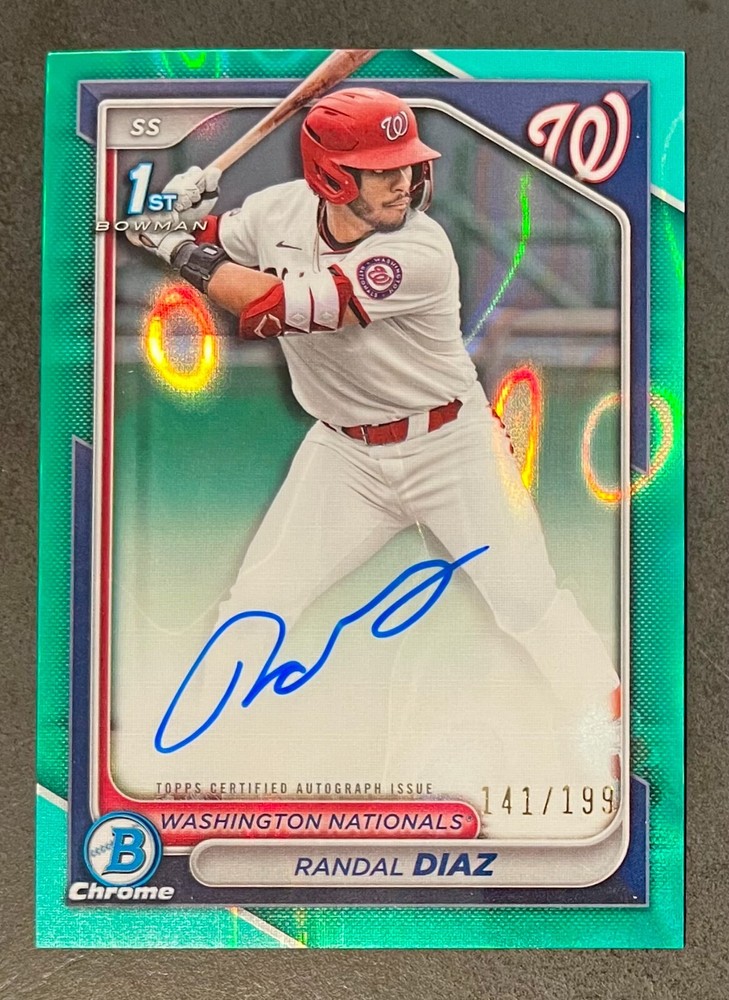 ⚾(you pick) Washington Nationals 2024 Bowman DRAFT (autos, SAPPHIRE) 🔴⚪️