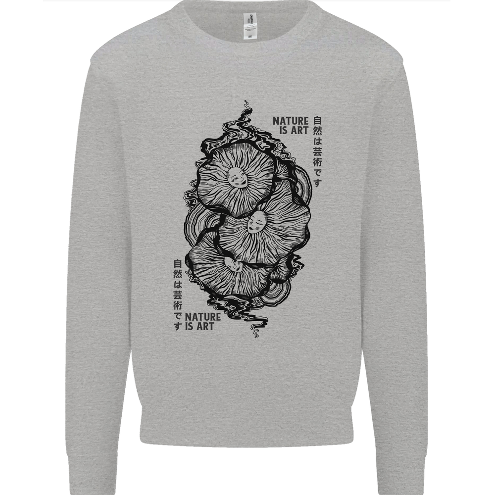 Mushroom Mycology Nature Art Unisex Sweatshirt