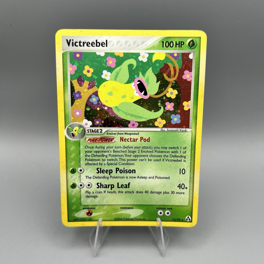 Pokemon TCG Victreebel 13/92 Legend Maker Holo Rare LP