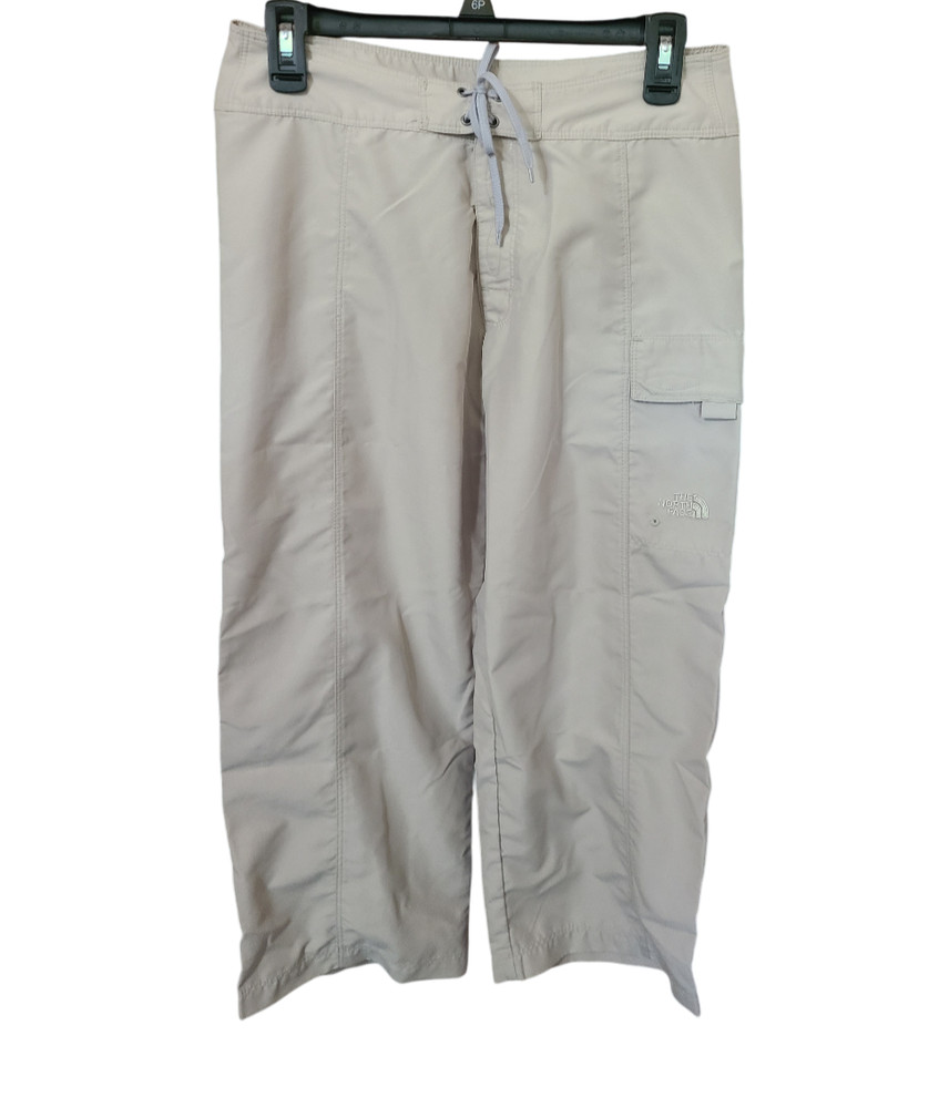 The North Face Women’s Capri Pants Size 6 Beige Hiking Trail Outdoor Cargo