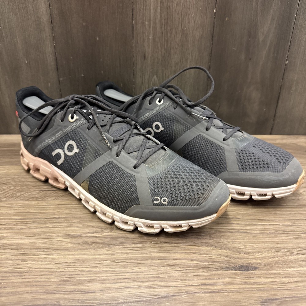 On CloudFlow Shoes Women’s Size 9 Running Rock Rose Gray Pink White Cloud