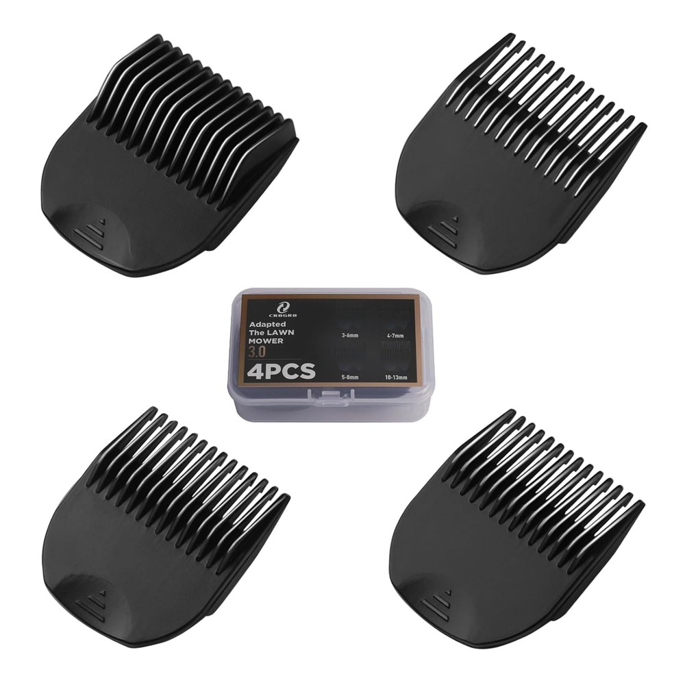 CR8GR8 Professional Guide Comb Fit Cutting Guider for Manscaped 3.0, Black