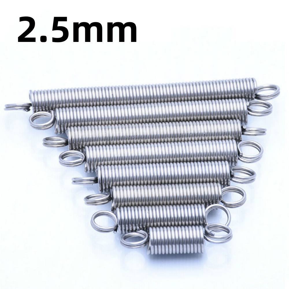Stainless Steel 2.5mm Expansion Tension Springs for Extending Applications