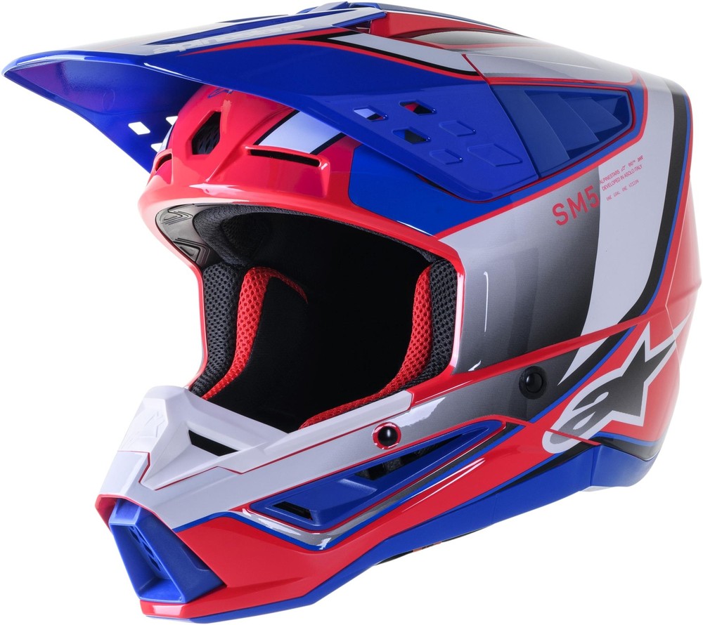 S M5 Sail Helmet Wht/Diva Pnk/Enamel Blu G Lg
