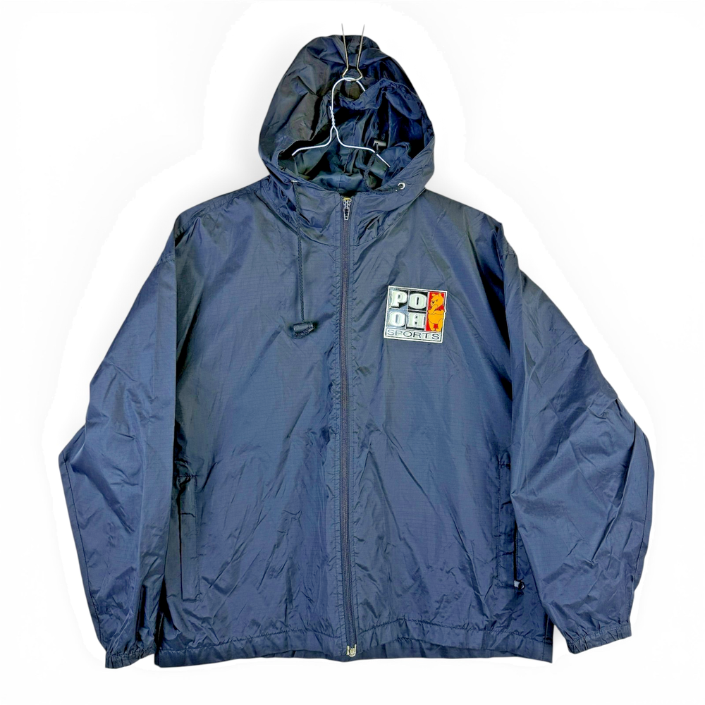 Vintage 90s Disney Pooh Sports Windbreaker Jacket Winnie the Pooh Adult L Large