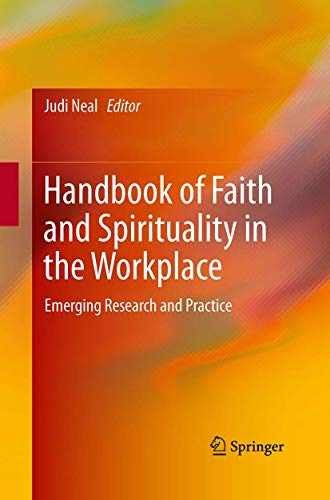 Handbook of Faith and Spirituality in the - Paperback, by Neal Judi - Very Good