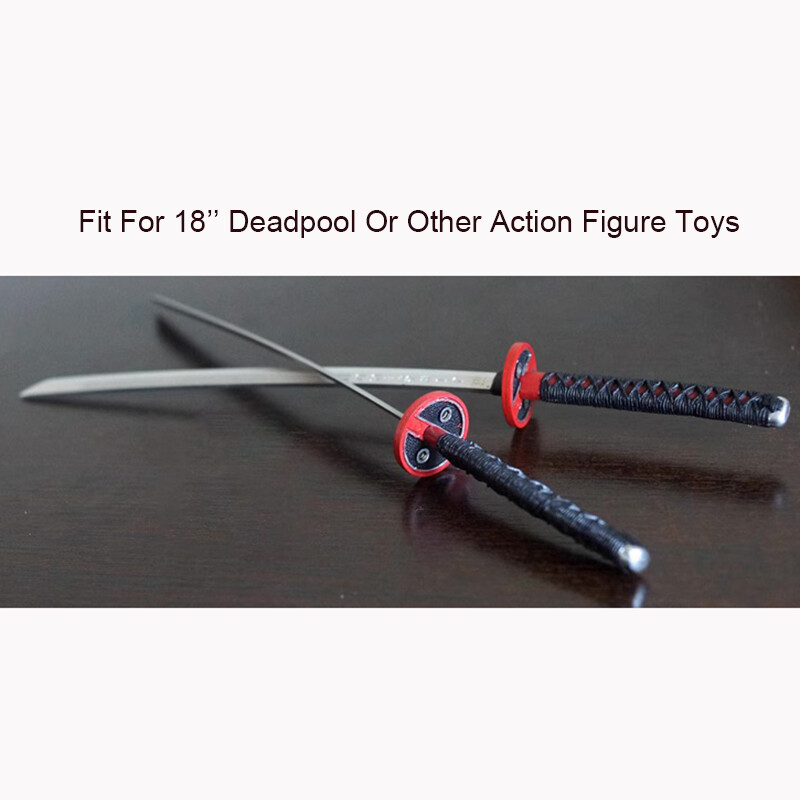 Deadpool Dual Sword Accessories Fit For 18'' Marvel Deadpool Action FIgure Toy