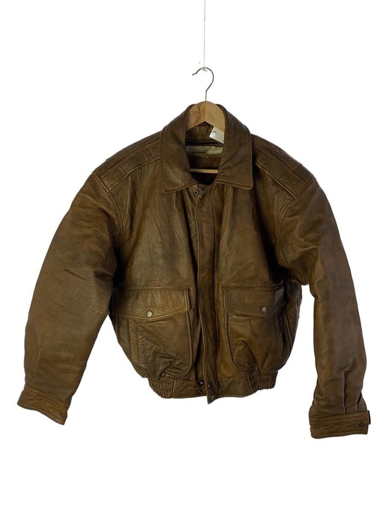 Leather Jacket Blouson/M/Leather/Brw/Plain 3464