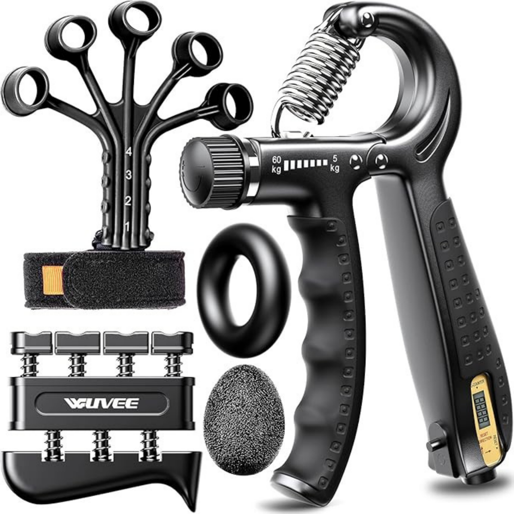Grip Strength Trainer Kit with Finger Exerciser,Hand Grip Strengthener,Hand Exte