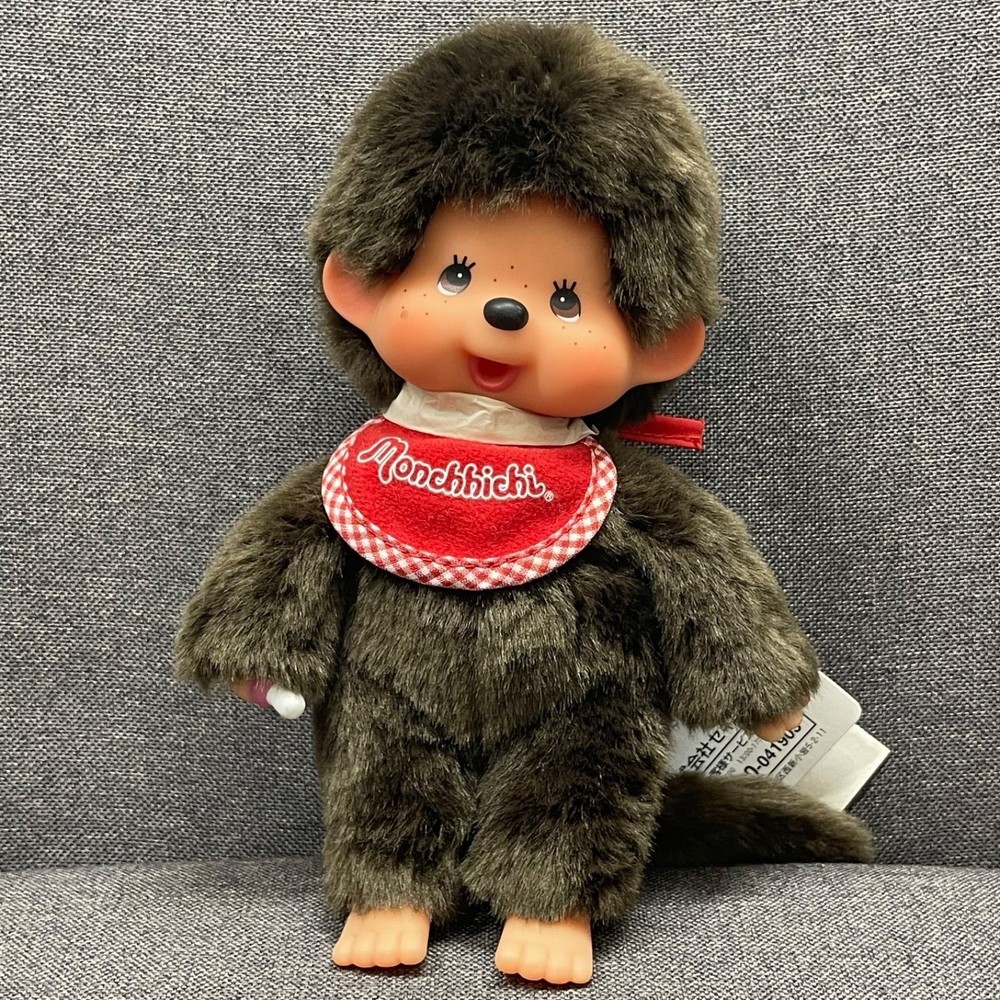 Sekiguchi Monchhichi Premium Standard S size Plush Doll Brown Boy
