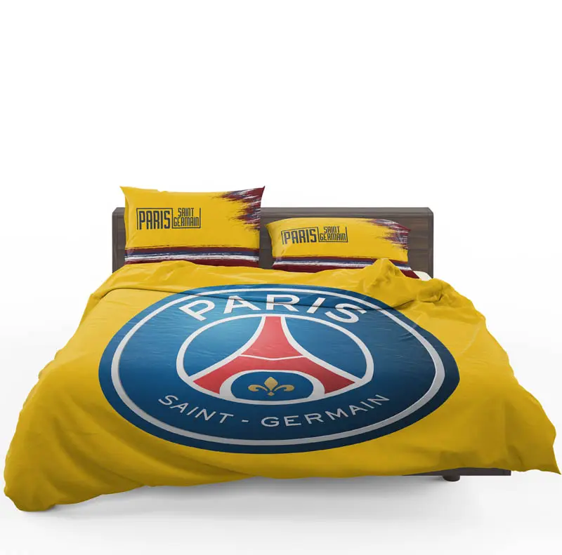 Paris Saint Germain Football Club Quilt Duvet Cover Set Home Textiles Bed Linen