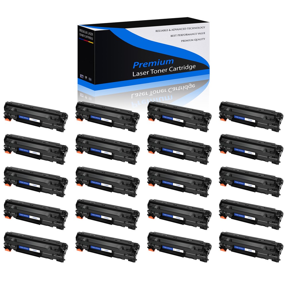 20 Pack CF283A 83A Toner Cartridge for HP LaserJet Pro M127fn M127fw M125nw MFP