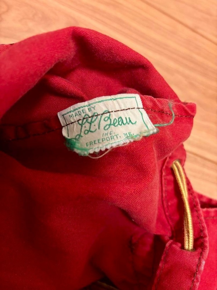 L.L.Bean Vintage Script Tag Tote Backpack USA Made Rare Original USED