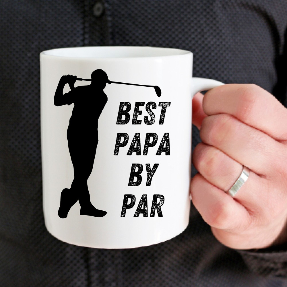 Gift For Papa Golf Lover Funny Coffee Cup Best Papa By Par Mug Gift Mug