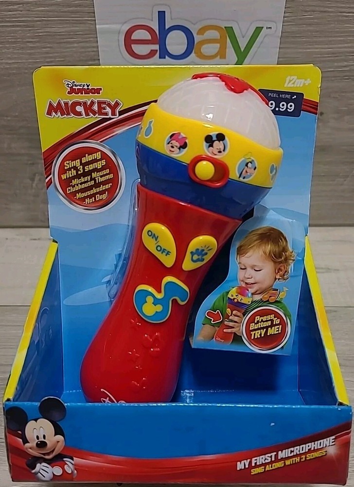 Disney Mickey Mouse Microphone My First Microphone Sing Along New 12m+