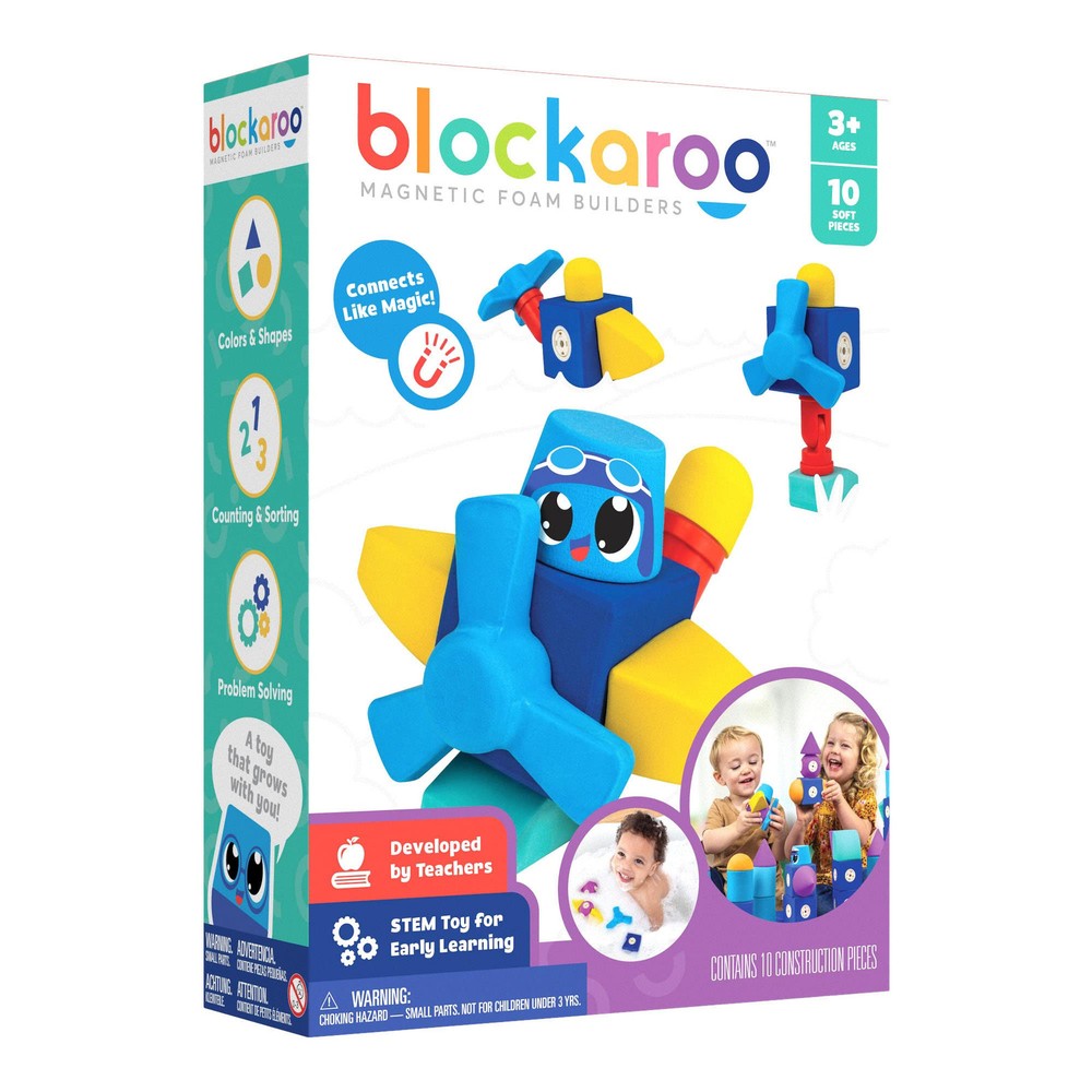 Blockaroo Magnetic Building Blocks, Educational Game for Children, Educational G