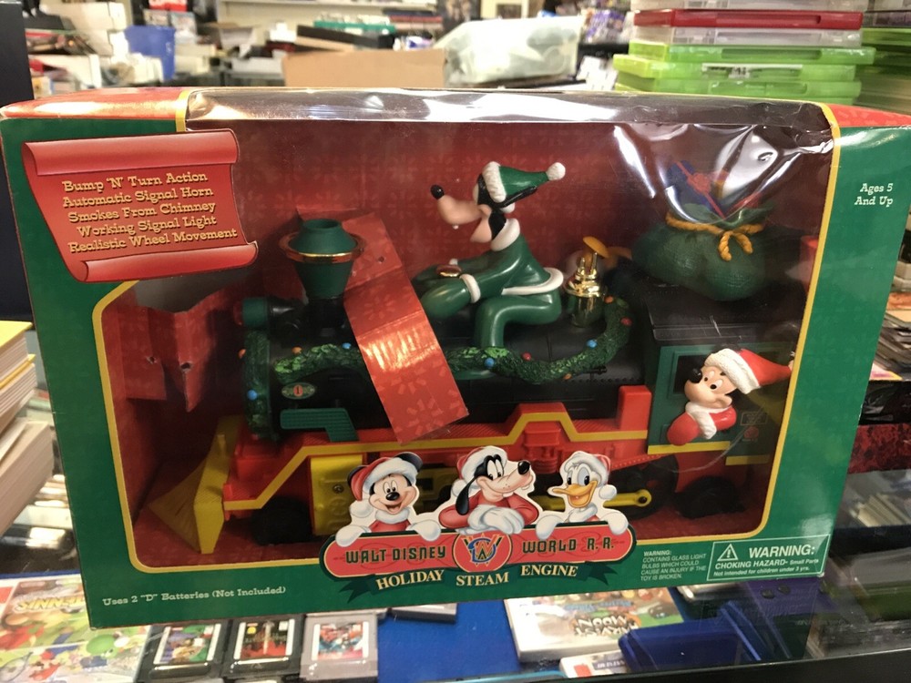 Walt Disney World R R Holiday Steam Engine in Box