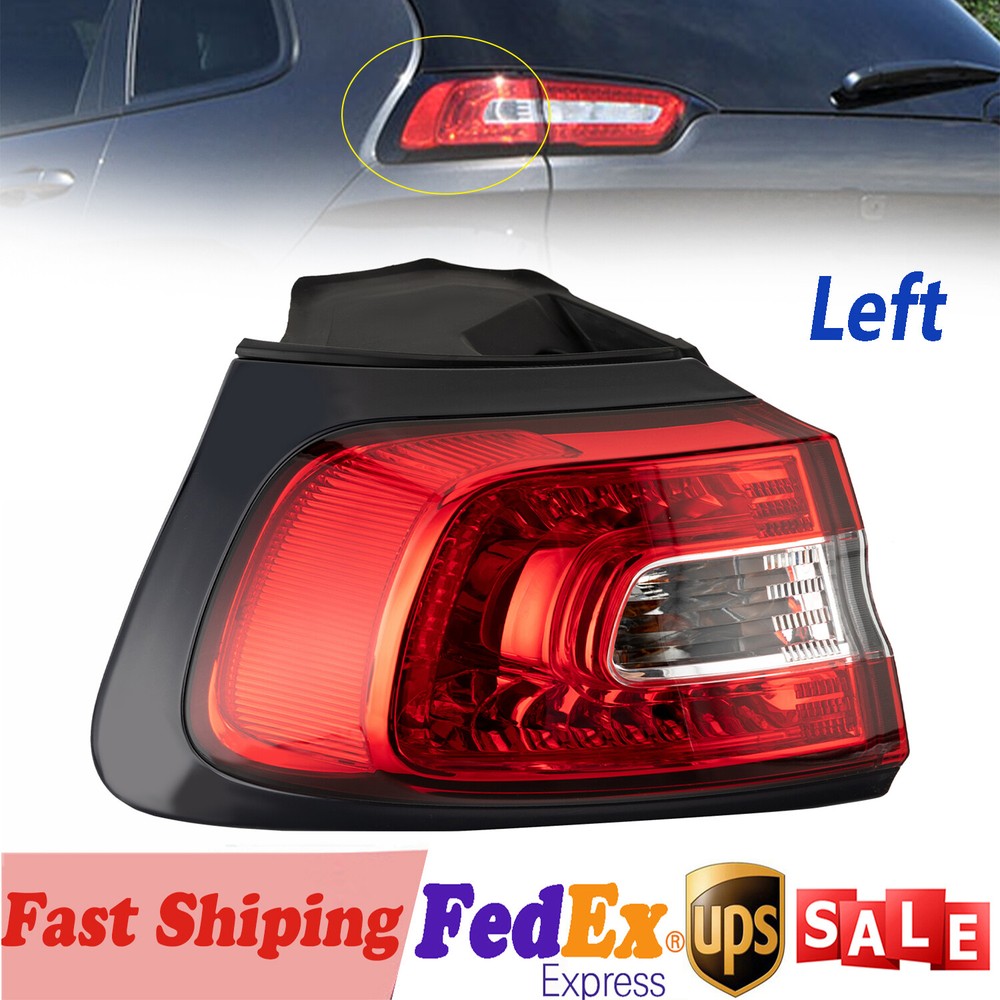 2014-2018 Jeep Cherokee Driver Side Left Halogen Tail Light Rear Lamp