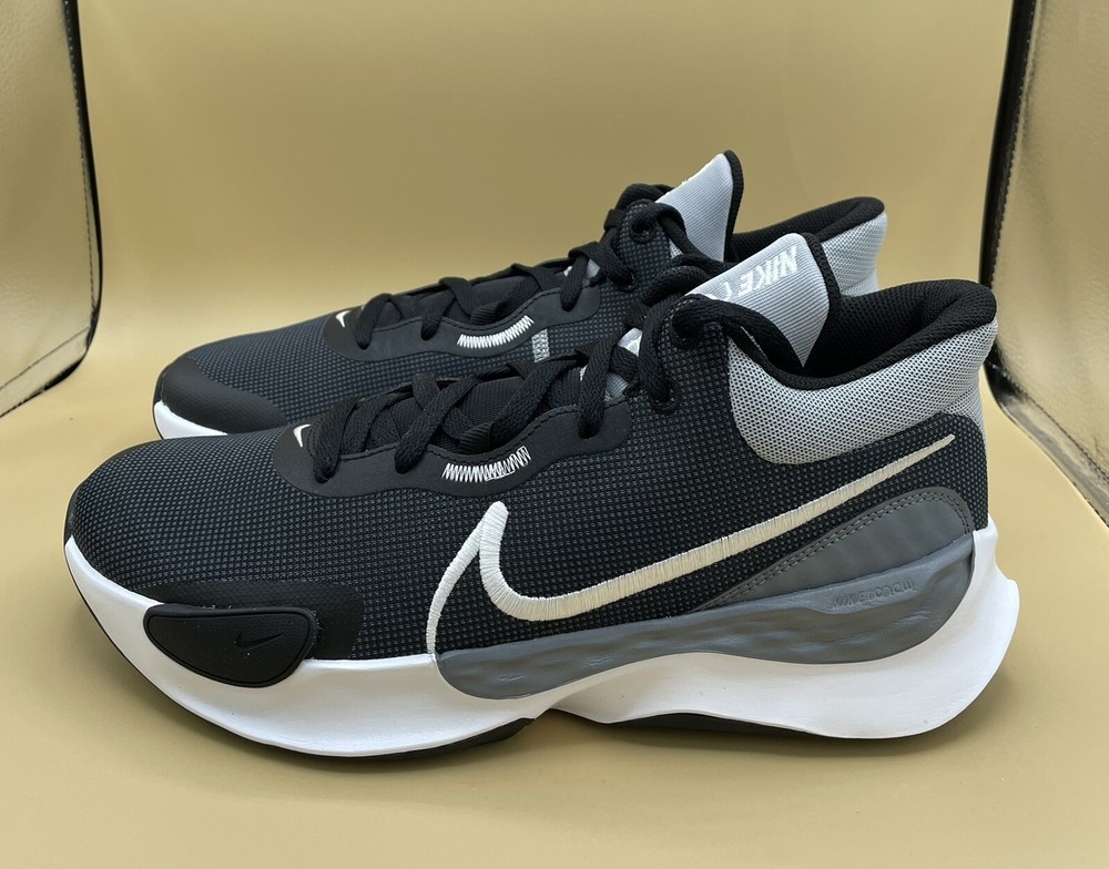 NIKE RENEW ELEVATE III MENS 11 / WOMENS 12.5 DD9304 002 BASKETBALL SHOES BLK GRY