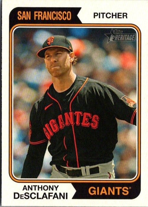 2023 Topps Heritage High Number - #696 Anthony DeSclafani