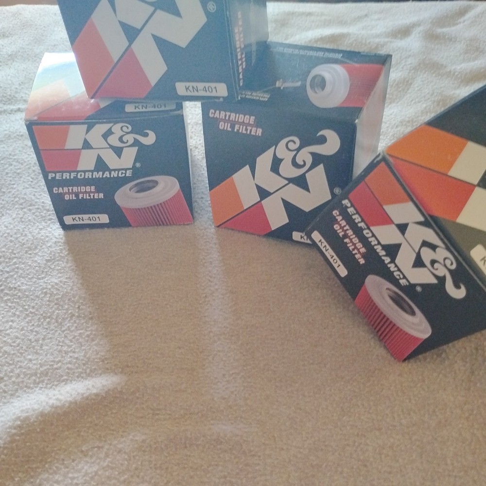 K&N Performance Cartridge Oil Filter KN-401 With Orings Fadt Free Ship Nos KN401