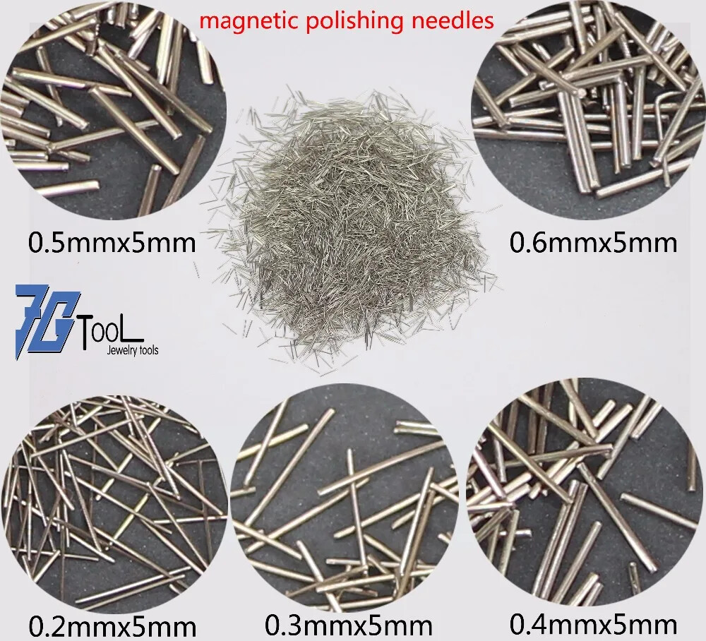 200g 0.2-1.0mm Stainless Steel Magnetic Pins Pins Magnetic Tumbler Accessories