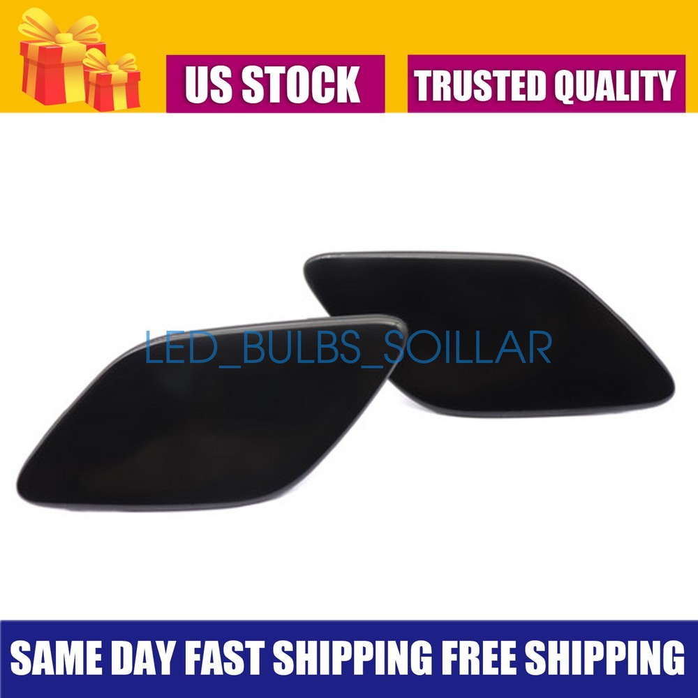 2x Headlight Washer Covers Left & Right Fits BMW 328i 335i Convertible 2007-2010