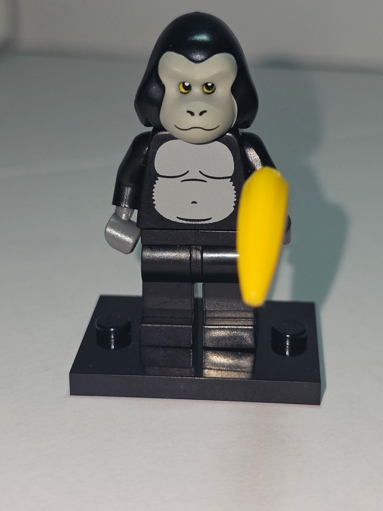 LEGO Series 3 Gorilla Suit Guy Minifigure with Banana 8803 Collectible Monkey Costume